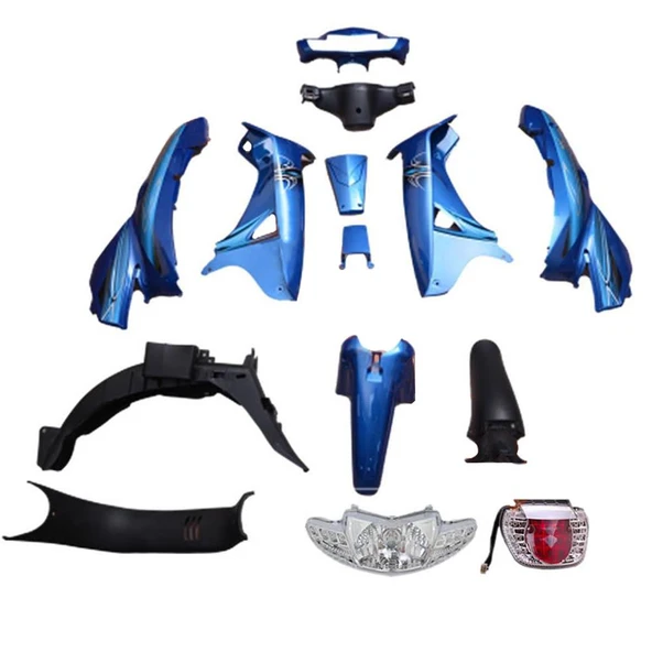 KAPORTA SET [MAVİ] [FAR+STOP+SİNYAL DAHİL] MONDIAL SFC - SFC MINI - Resim 2