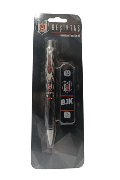 Beşiktaş Orjinal Lisanslı Beyaz Kutu Kalemtraş Ahşap Kutulu 6'lı Kırtasiye Seti - Resim 3