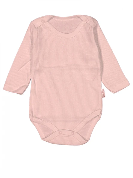 UZUN KOLLU RAPORLU DÜZ BODY - Resim 2