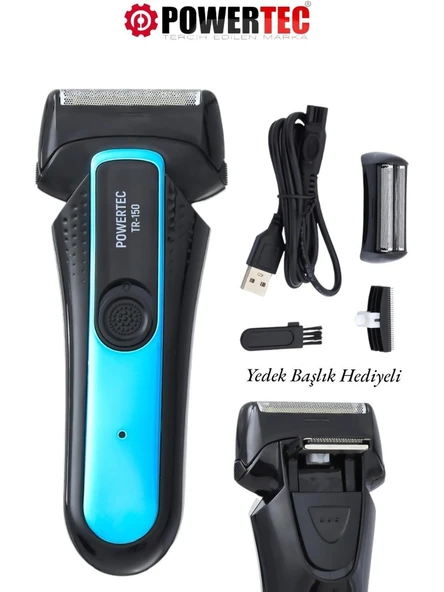 Powertec Tr- 150 Şarjlı Sakal Tıraş Makinesi ürün görseli