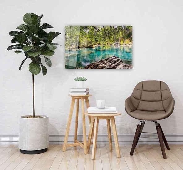 Doğa Manzara Cam Tablo 4mm Dayanıklı Temperli Cam - Resim 6