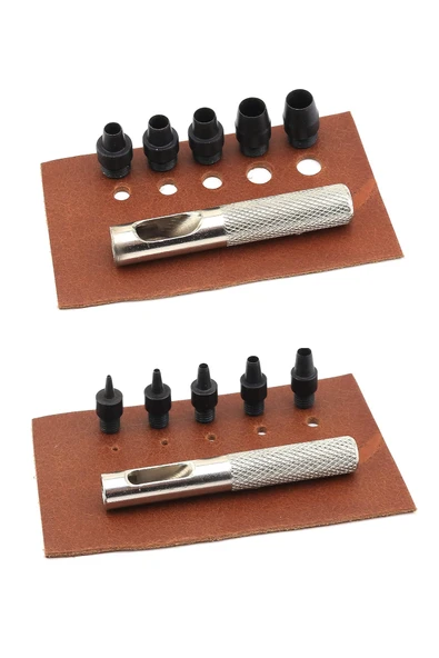 El Tipi Vurma Delgeç Zımba  Çanta, Kemer, Ayakkabı, Kumaş, Karton ve Deri (2’li Set) - Resim 2