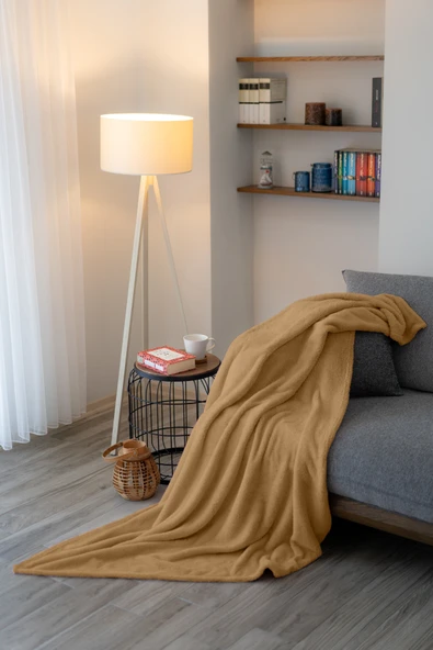 Welsoft TV Battaniyesi 120x170 - Ekstra Soft - Yumuşak - Kahve ürün görseli