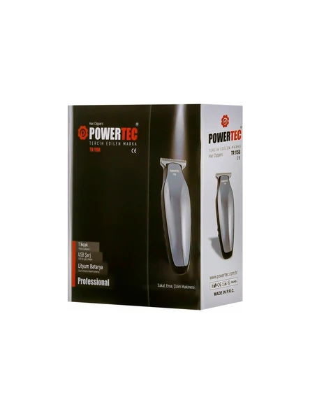 Powertec TR-1158 Saç Sakal Tıraş Makinesi - Resim 2