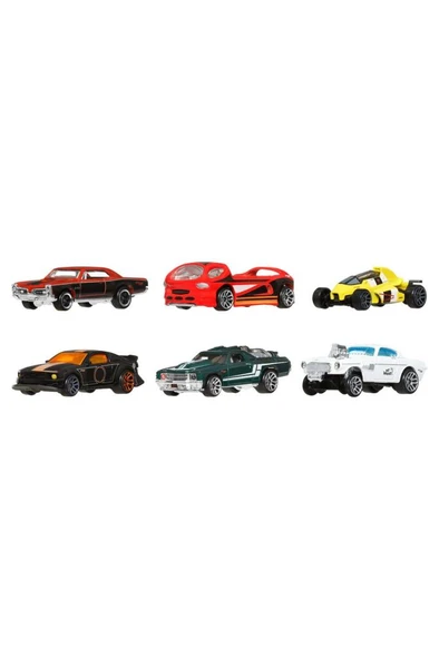 Hot Wheels Efsane Temalı Çoklu Arabalar JBY78 - Resim 2