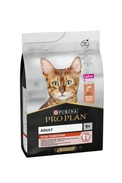 Pro Plan Vital Functions Somonlu Yetişkin Kedi Maması 3Kg ürün görseli 1