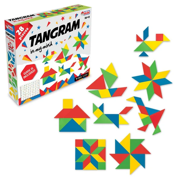 Tangram 28 Parça Kutulu Eğitici Oyuncak ürün görseli