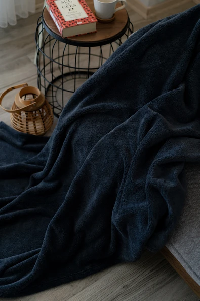 Welsoft TV Battaniyesi 120x170 - Ekstra Soft - Yumuşak - Antrasit - Resim 2