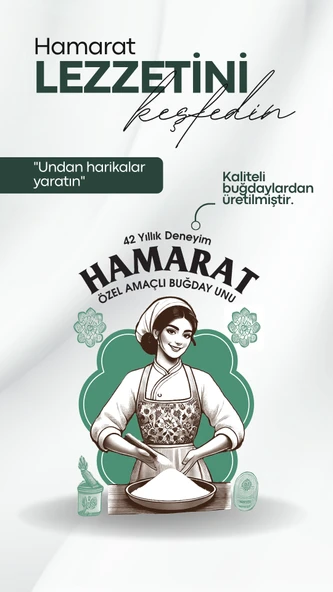 Hamarat Özel Amaçlı Buğday Unu 10kg - Resim 7