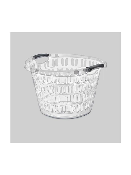 Erkoç Çamaşır Sepeti Yuvarlak Şeffaf E-293 - Resim 2