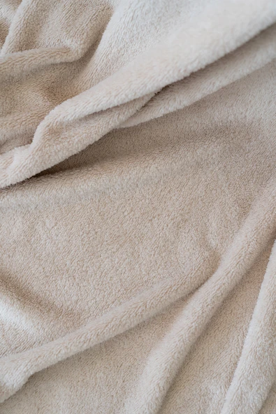 Welsoft TV Battaniyesi 120x170 - Ekstra Soft - Yumuşak - Bej - Resim 3