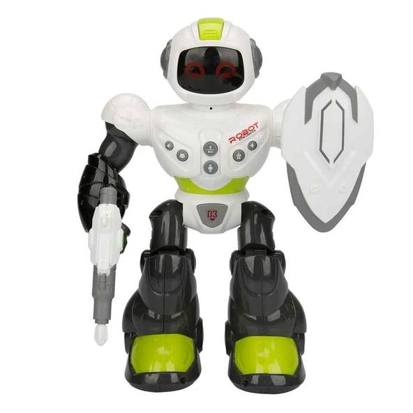 Müzikli Işıklı Savaşcı Yürüyen Robot 29 Cm 1 Adet Fiyatıdır - Resim 2