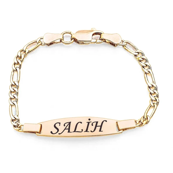 Gümüş Çocuk Künye - Rose ürün görseli 1