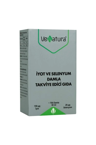 VeNatura İyot ve Selenyum Damla 25 mL ürün görseli 1