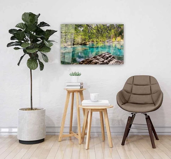 Doğa Manzara Cam Tablo 4mm Dayanıklı Temperli Cam - Resim 2