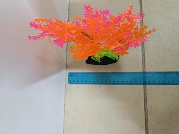 Netx Plastik Bitki 20Cm Akvaryum Dekoru - Resim 4