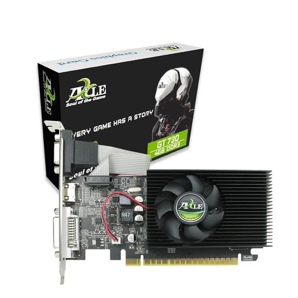 Axle GeForce GT730 AX-GT730-4GD3P8CDIL 4GB GDDR3 128Bit DX12 Ekran Kartı ürün görseli