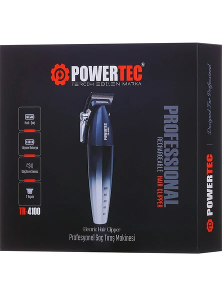 Powertec TR-4100 Profesyonel Saç Sakal Tıraş Makinesi - Resim 2