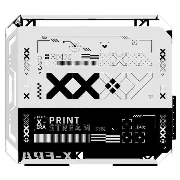 Hyper Rocket X-ERA PRO ATX RGB Gaming Beyaz Oyuncu Kasası - Resim 2