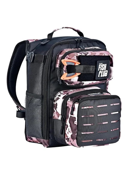 Fujin ProAji Back Pack Brown Camo Balıkçı Sırt Çantası - Resim 2