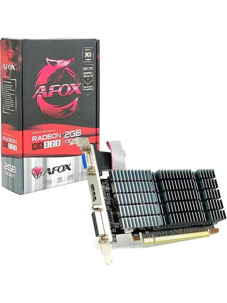 Afox Radeon R5 220 2gb 64BIT Ddr3 Pcı-Express 2.0 Ekran Kartı AFR5220-2048D3L4 ürün görseli