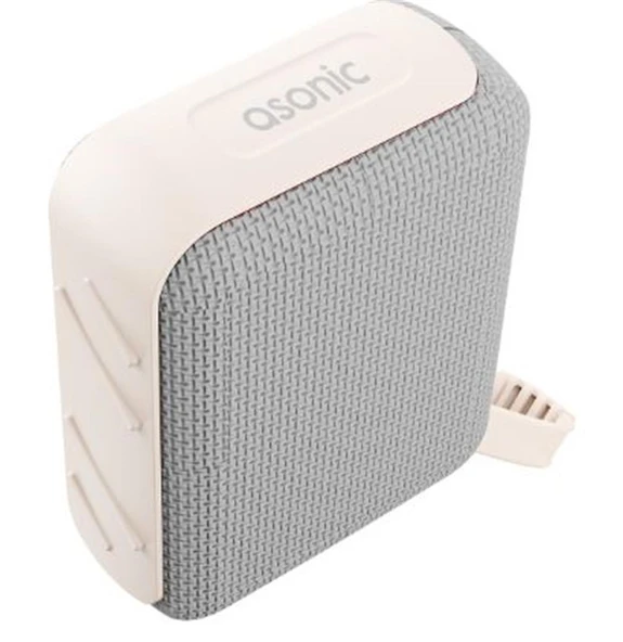Asonic AS-03 Bej USB-TF-TWS-Bluetooth Destekli 5W 1200mAh Type-C Speaker ürün görseli