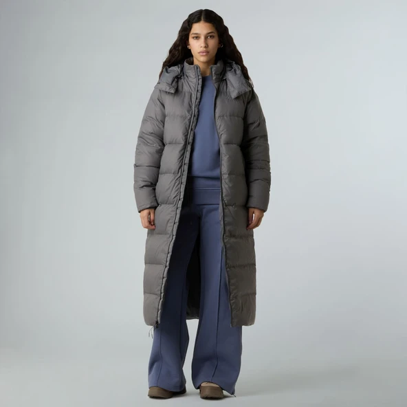 The North Face Kadın Hydrenalite City Uzun Kaz Tüyü Kapüşonlu Parka NF0A8D3N0UZ1 - Resim 5