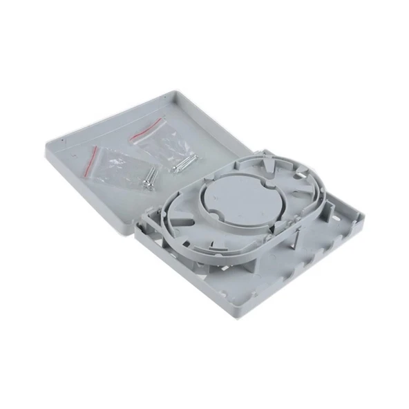 Fiber Optik Ftth 4 Port Mini Odf 4 Çekirdek Sonlandırma Kutusu Plastik Fiber Duvar Çıkışı Terminal Kutusu - Resim 3