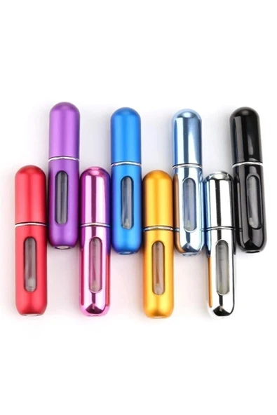 Taşınabilir Mini Doldurulabilir 3 Adet Parfüm Şişesi Atomizer Parfüm Şişeleri Boş Küçük - Resim 4