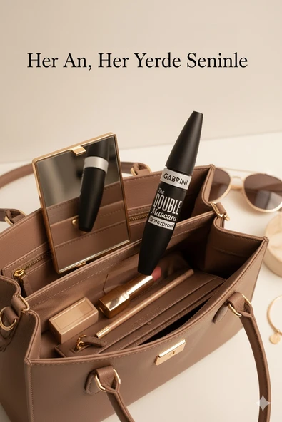 Gabrini The Double Maskara Ekstra Hacim & Uzatma Etkili - Resim 2