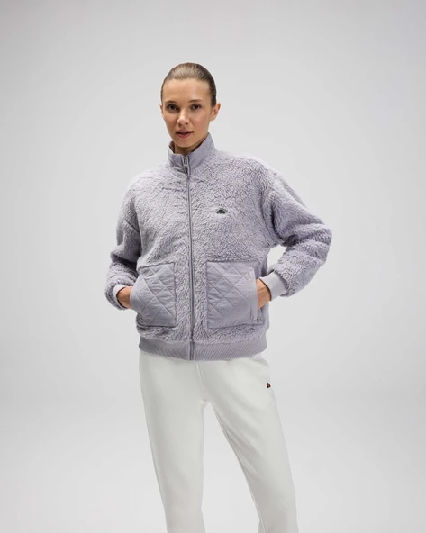Ellesse EF525 Fleece Kadın Lila Polar Mont - Resim 12