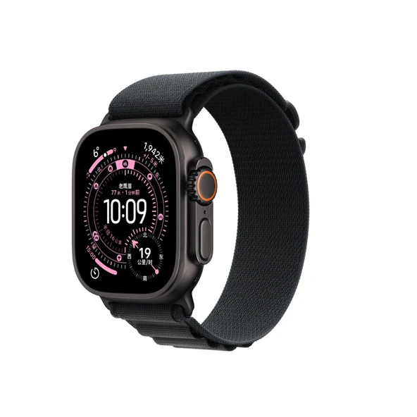 Watch Ultra 49mm ZNTH KRD-74 Hasır Kordon - Siyah-Füme ürün görseli