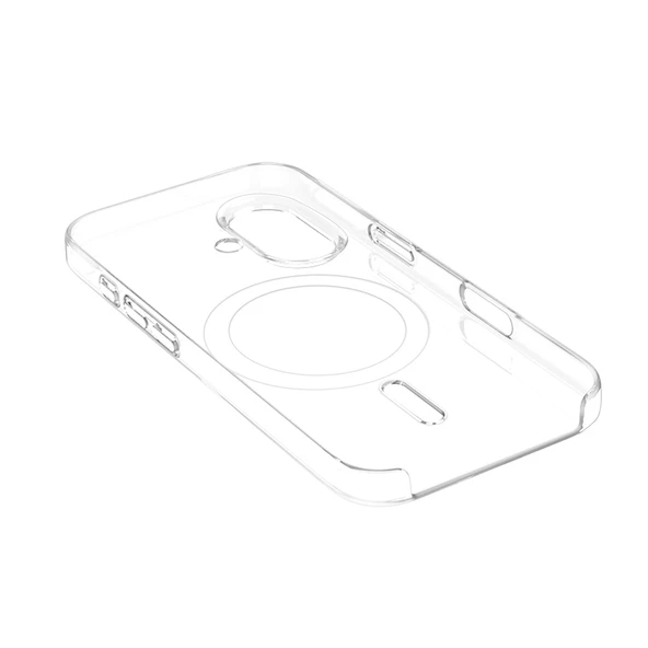 iPhone 16 Kılıf ZNTH Wireless Şarj Özellikli Şeffaf Orjin Kapak - Şeffaf - Resim 6