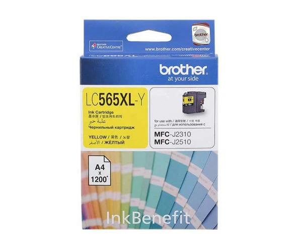 Brother LC565XLY Yellow Sarı 1.200 Sayfa Kartuş MFC-J3520-J3720 ürün görseli