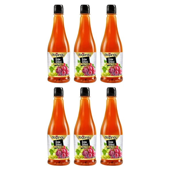 Doğanay Üzüm Sirkesi Pet 500 ml x 6 Adet - Resim 2