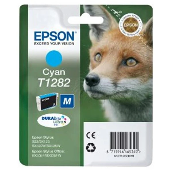 Epson BX305 SX125-425 Cyan Mavi Mürekkep Kartuş T12824022 ürün görseli 1