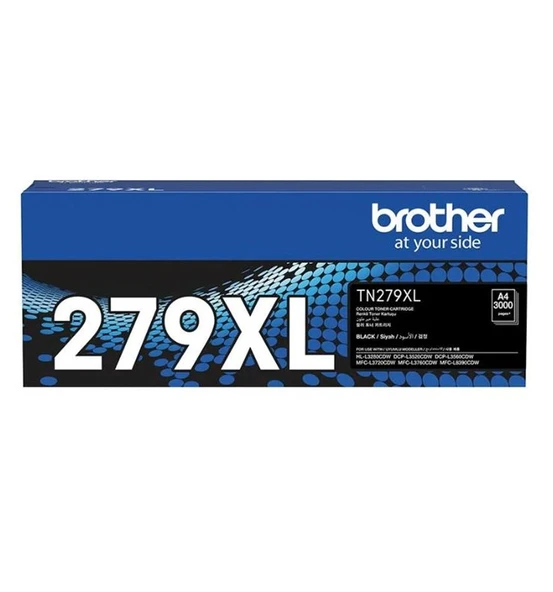 Brother TN-279XLBK Black Siyah Toner HL-L3280CDW  DCP-L3520-3560 MFC-L3720-3760-8390 3.000 Sayfa ürün görseli