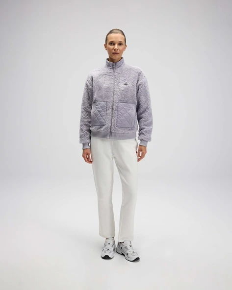 Ellesse EF525 Fleece Kadın Lila Polar Mont - Resim 4