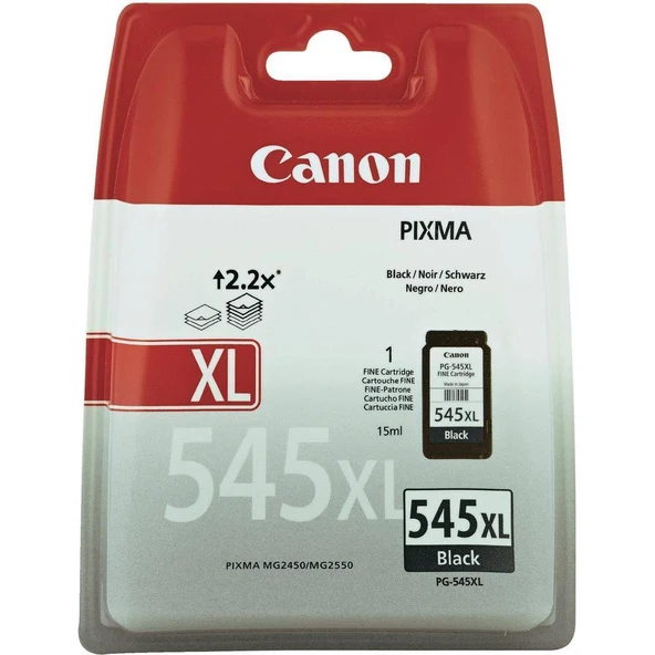 Canon PG-545XL Black Siyah Mürekkep Kartuş MG2450-2455-2550 ürün görseli 1