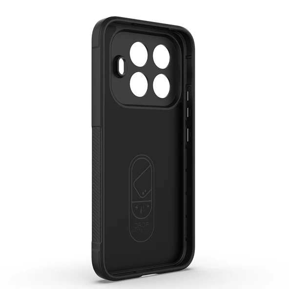 15T Pro Kılıf Esnek TPU Oyuklu Arka Yüzey Tasarımlı ZNTH Etnik Silikon Kapak - Koyu Yeşil - Resim 6