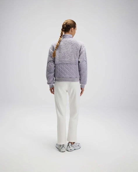 Ellesse EF525 Fleece Kadın Lila Polar Mont - Resim 6