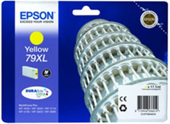 Epson WP5110-5190 Yellow Sarı Yüksek Kapasite Mürekkep Katuş T79044010 ürün görseli 1