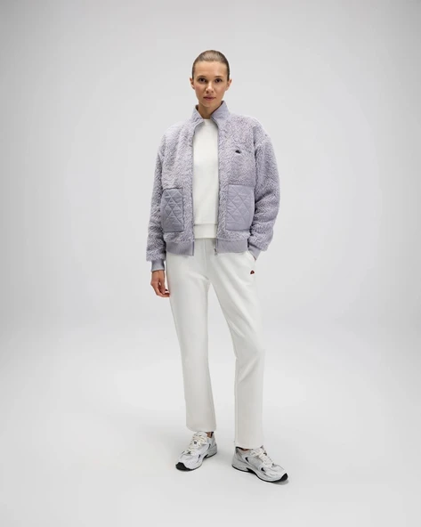 Ellesse EF525 Fleece Kadın Lila Polar Mont - Resim 2