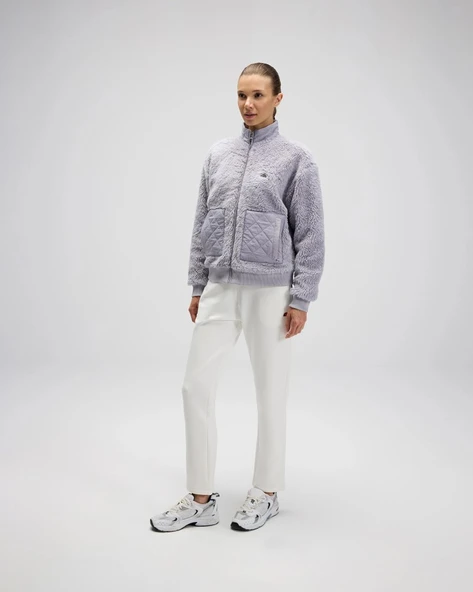 Ellesse EF525 Fleece Kadın Lila Polar Mont - Resim 14