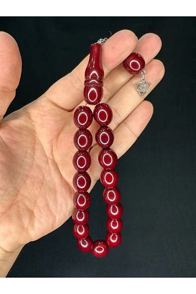 EFE BOY MASKOT ŞAK ŞAK TESBİH AKRİLİK BORDO BÜYÜK BOY T-739 ürün görseli 1