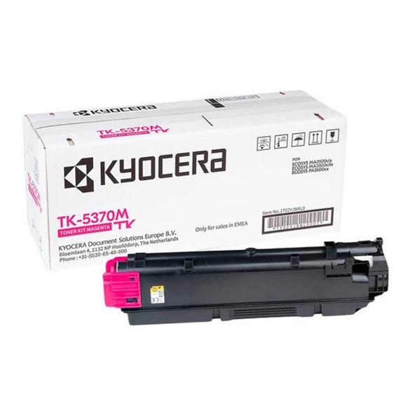 Kyocera TK-5370M Magenta Kırmızı Orjinal Fotokopi Toneri Ecosys MA3500cix - MA3500cifx 5.000 Sayfa ürün görseli 1