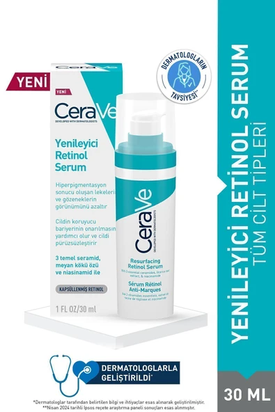 Tüm Cilt Tipleri için Yenileyici Retinol Serum 30 ml ürün görseli