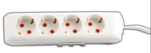 Viko Multı-Let Vm41 4lü 1mt  Kablolu Priz (90113401) ürün görseli