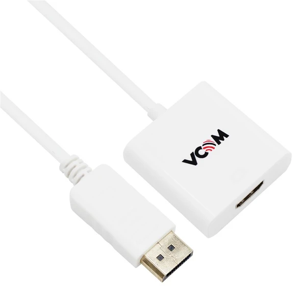 Vcom CG601-0.15 Beyaz Display Port Erkek To Hdmi Dişi Dönüştürücü ürün görseli 1