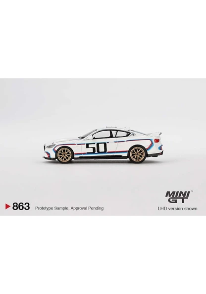 Mini GT Bl 863 Bmw 3.0 Csl White 1/64 Blister Paket - Resim 3
